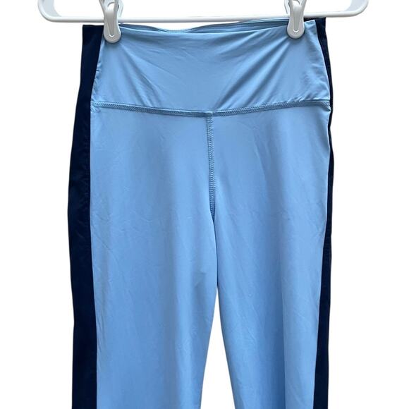 Ayda Activewear Flare Legging Light Blue Navy UNC Women's Medium - Picture 2 of 8